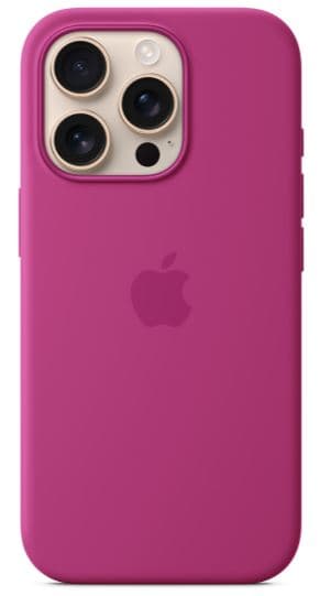 Apple iPhone 16 pro sil case mag fuchsi