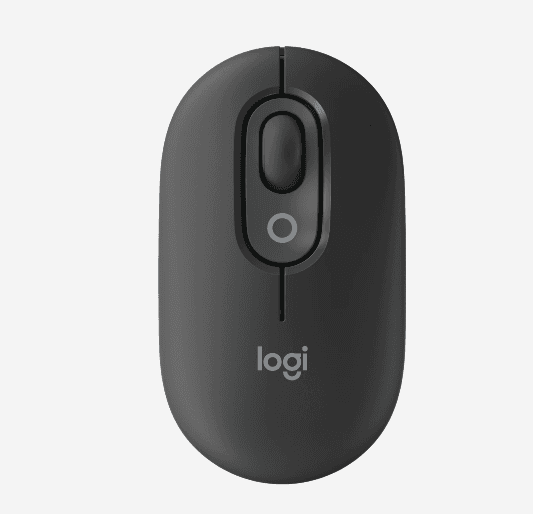 Logitech pop mouse with emoji graphite