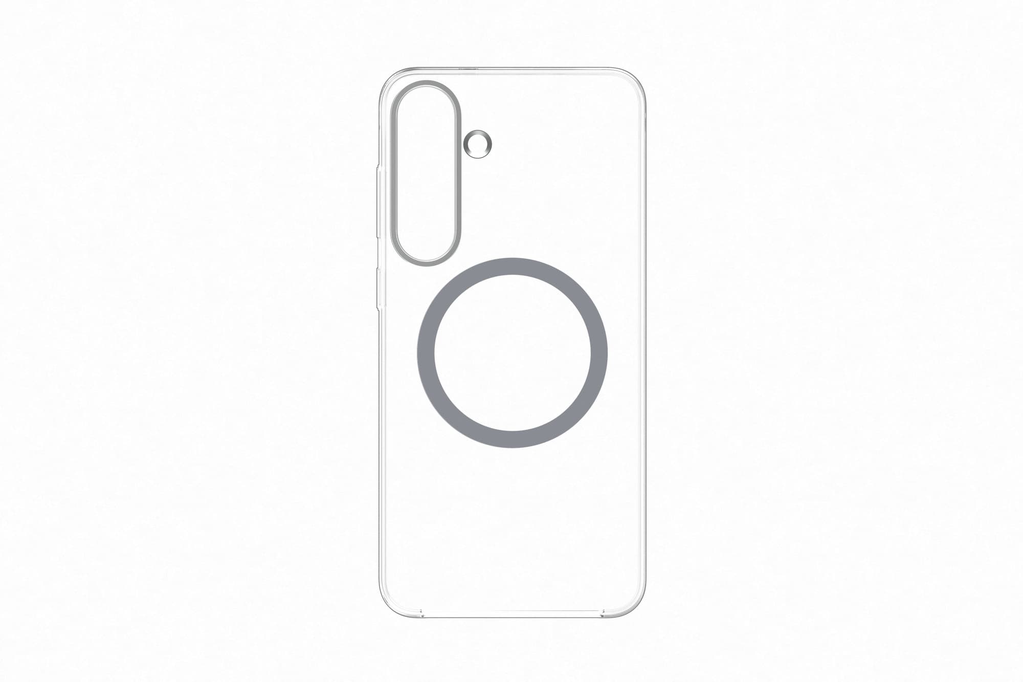 Samsung clear magnet case S25+