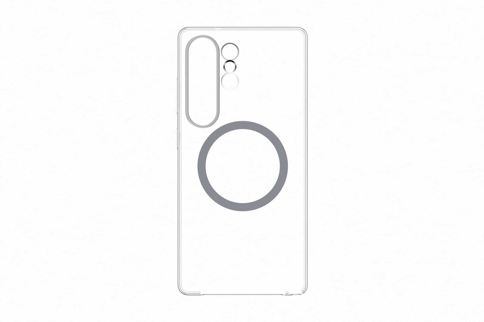 Samsung clear magnet case s25 ultra