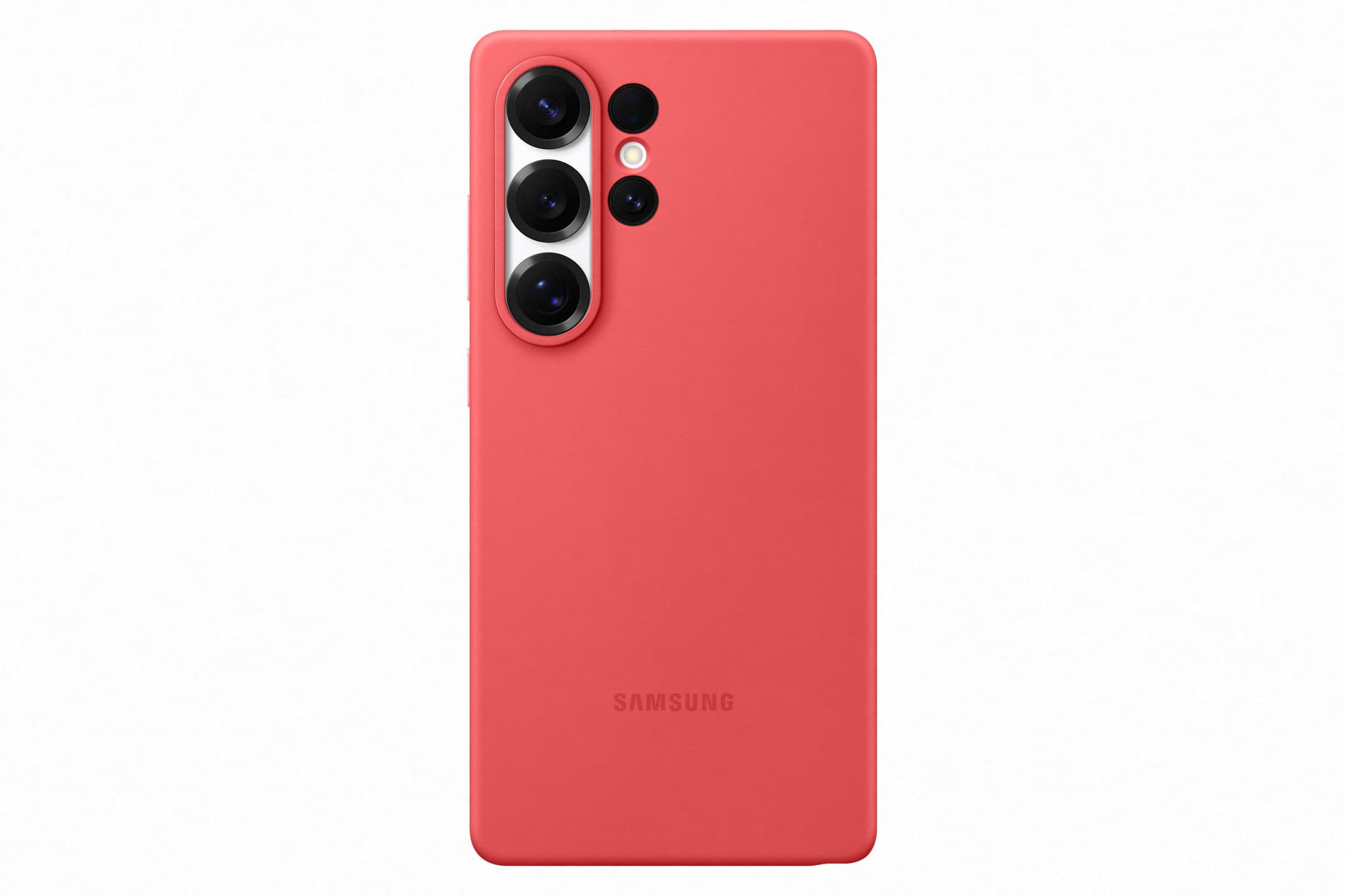 Samsung silicone case s25 ultra red