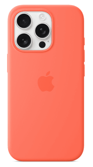 Apple iph16pro silicone case ms tangerin