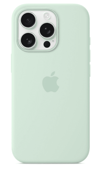 Apple iph16pro silicone case ms aqua
