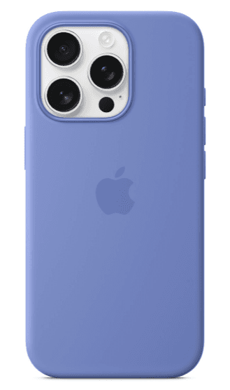 Apple iph16pro silicone case ms periwink