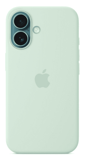 Apple iph16 silicone case ms aquamarine