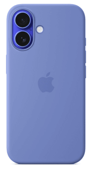 Apple iph16 silicone case ms periwinkle