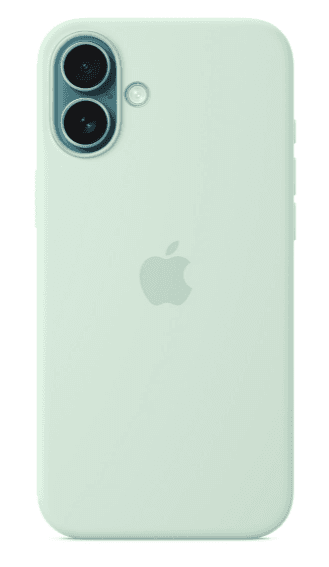 Apple iph16plus silicone case ms aquamar