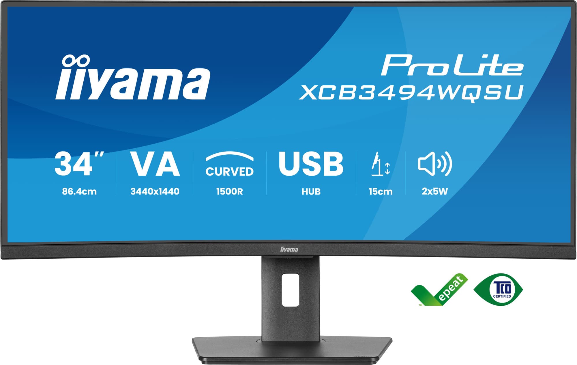 Iiyama prolite xcb3494wqsu-b1 moniteur