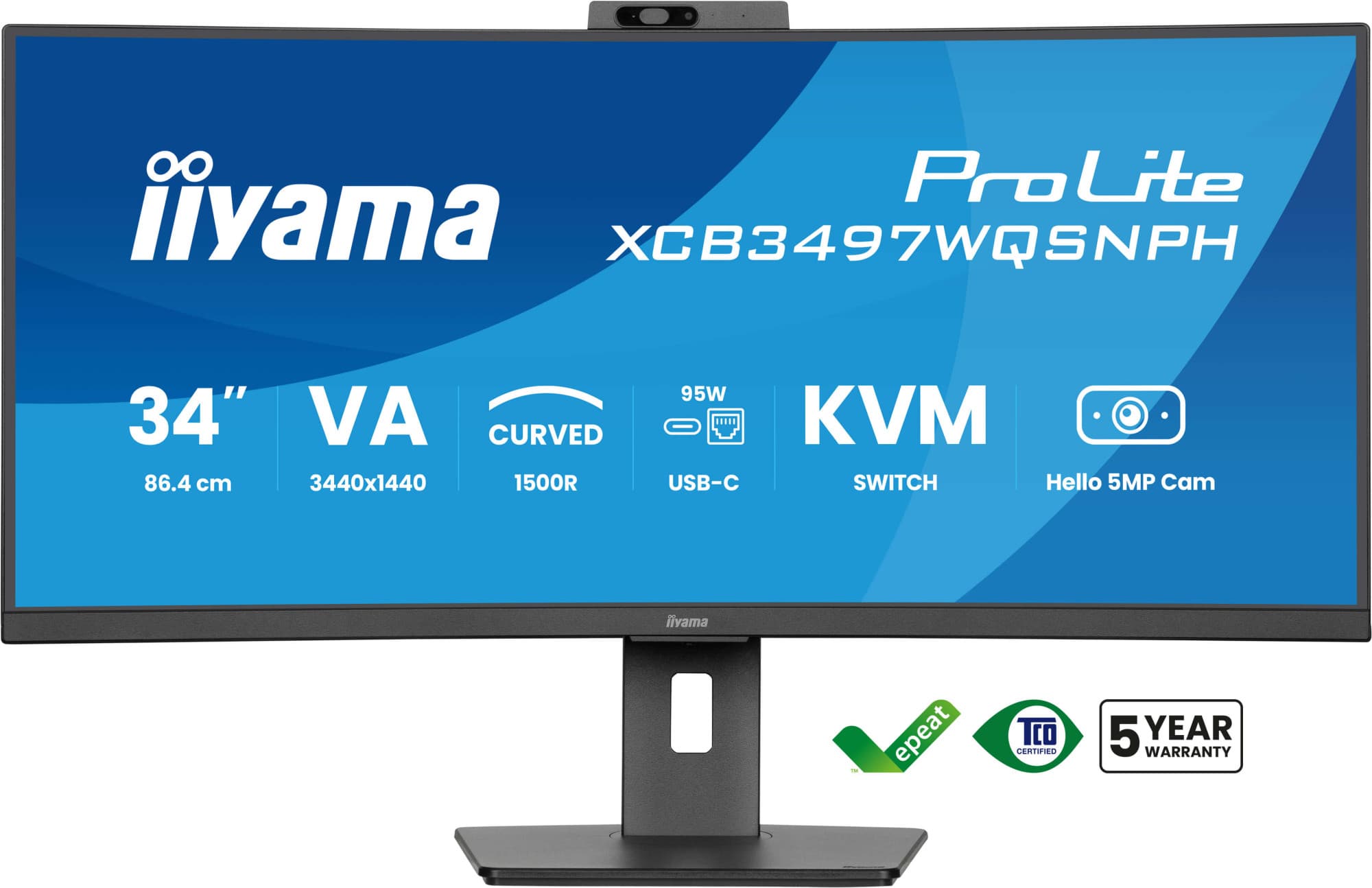 Iiyama prolite xcb3497wqsnph-b1 moniteur