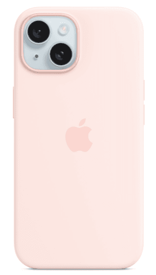 Apple iPhone 15 silicone case ms pink