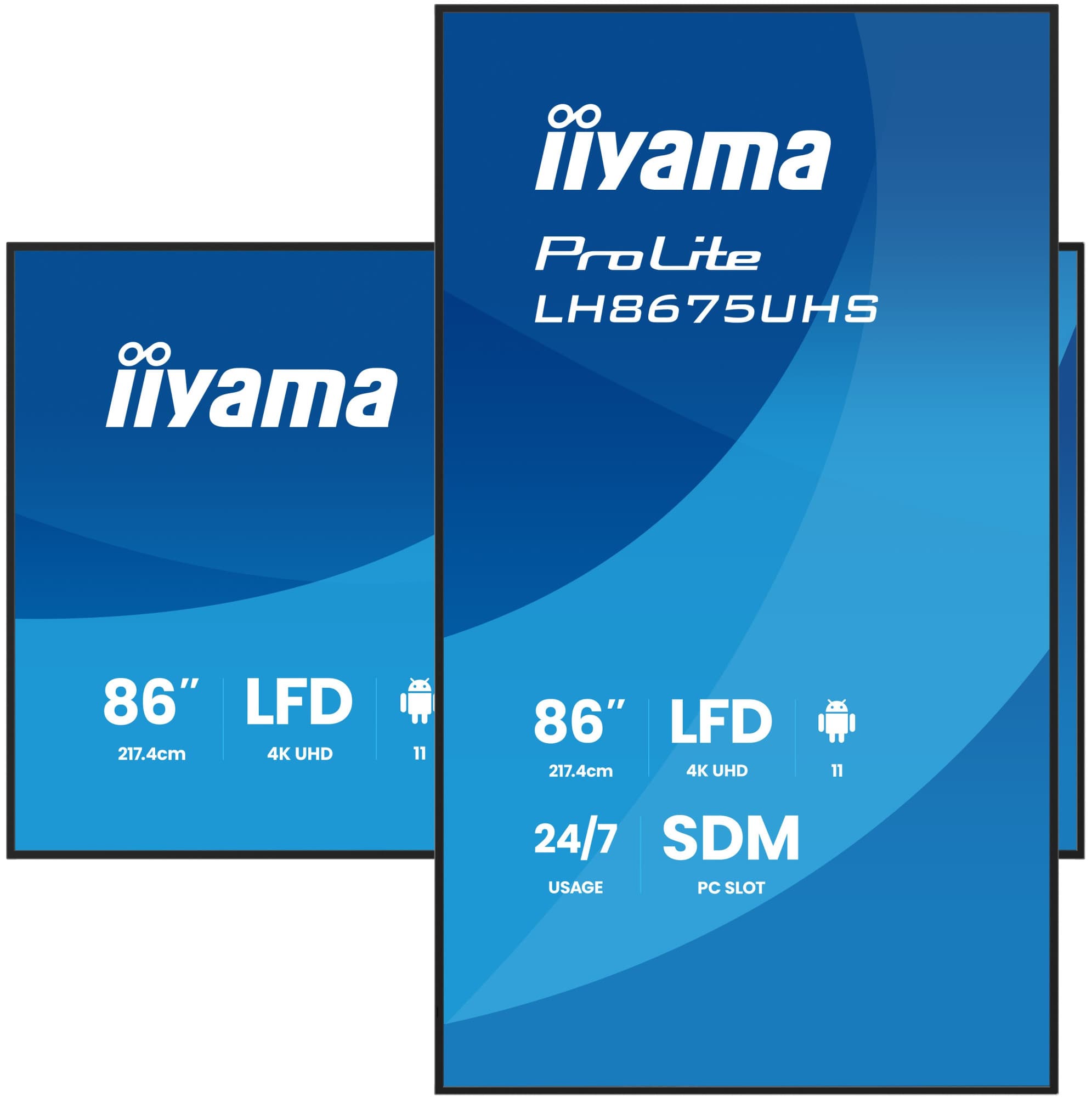 Iiyama prolite lh8675uhs-b2ag moniteur