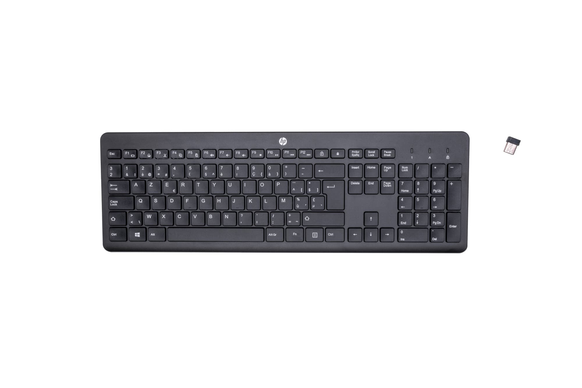HP wireless clavier 230 noir — vue 1