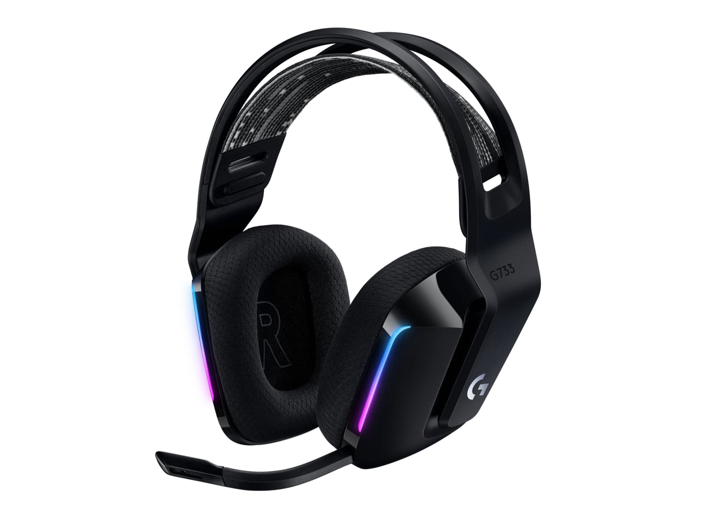 Logitech wrlss dts gaming headset G733 — vue 1