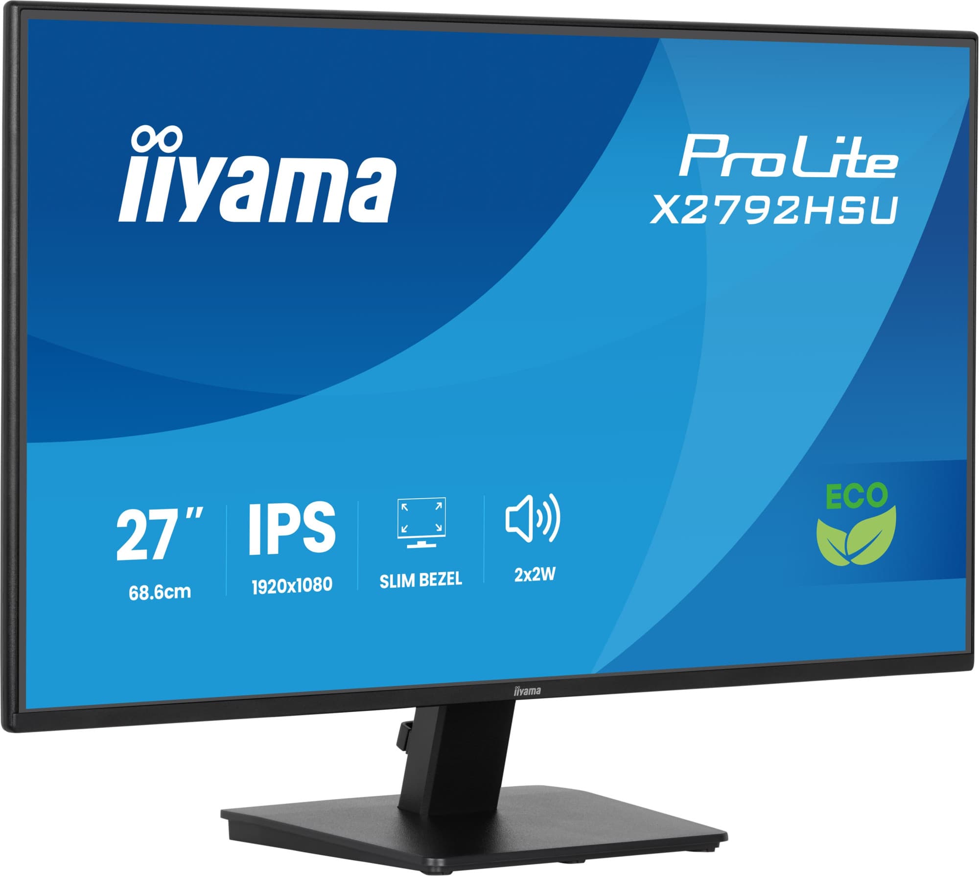 Iiyama prolite x2792hsu-b1 moniteur — vue 1