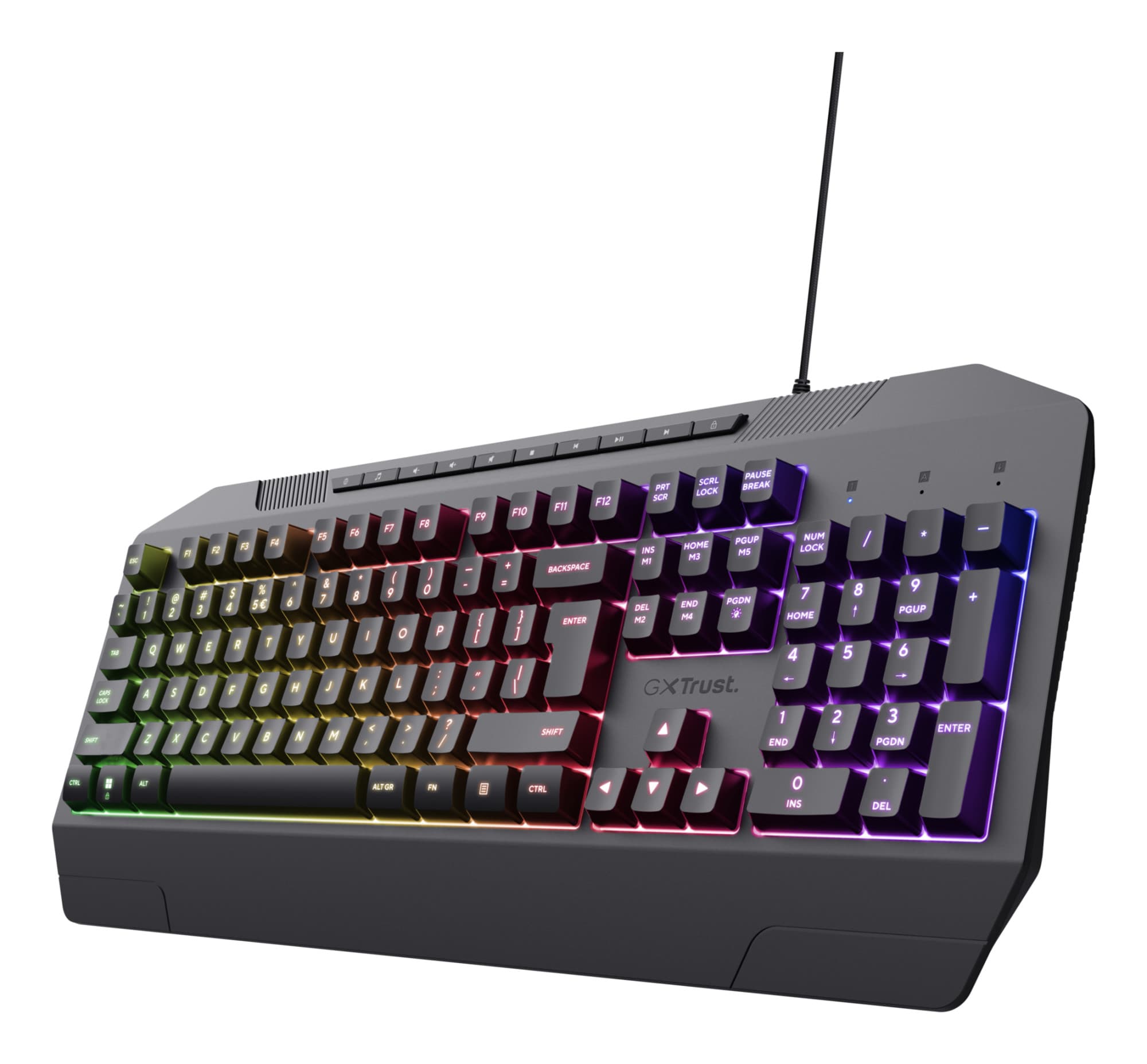 Trust clavier gaming 25506 — vue 1