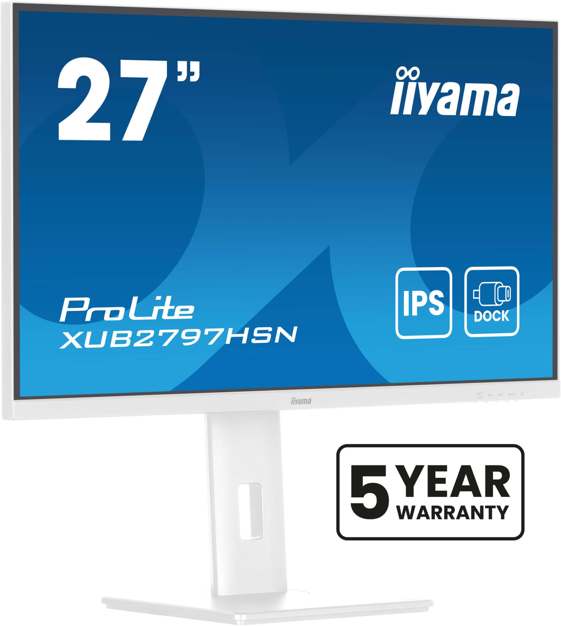 Iiyama prolite xub2797hsn-w2 monitor — vue 1