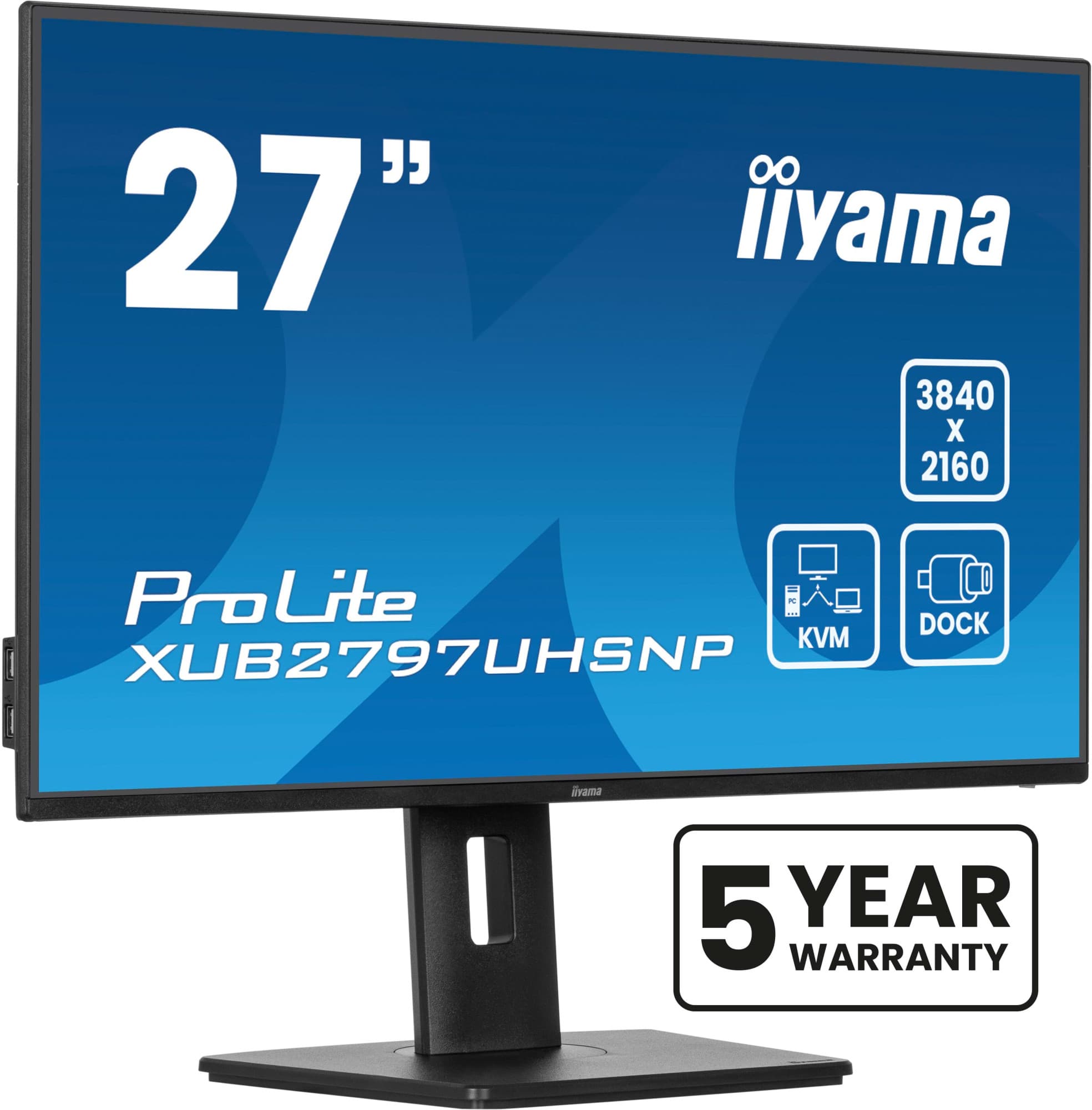 Iiyama prolite xub2797uhsnp-b1 monitor — vue 1