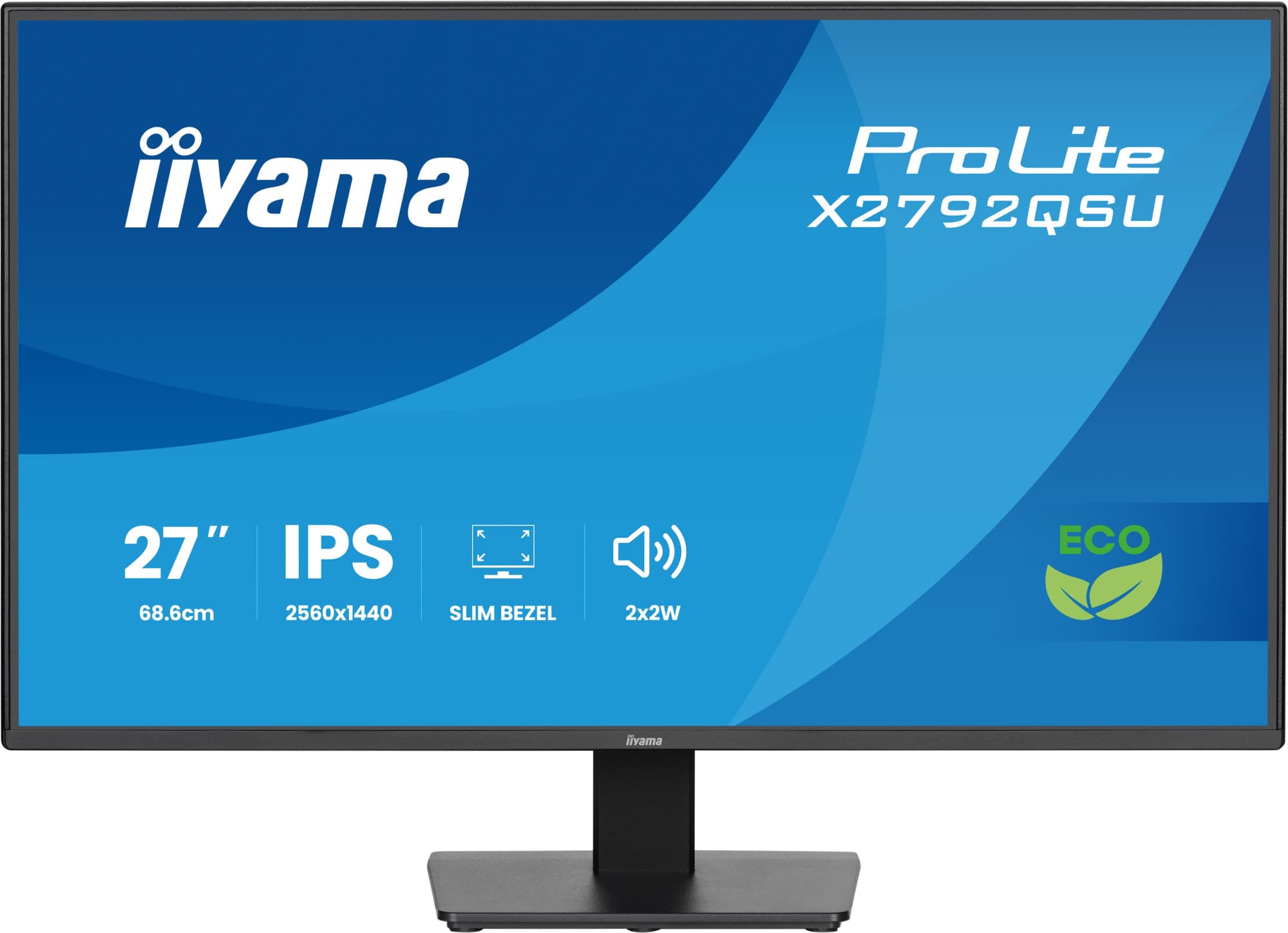 Iiyama prolite x2792qsu-b1 moniteur — vue 1