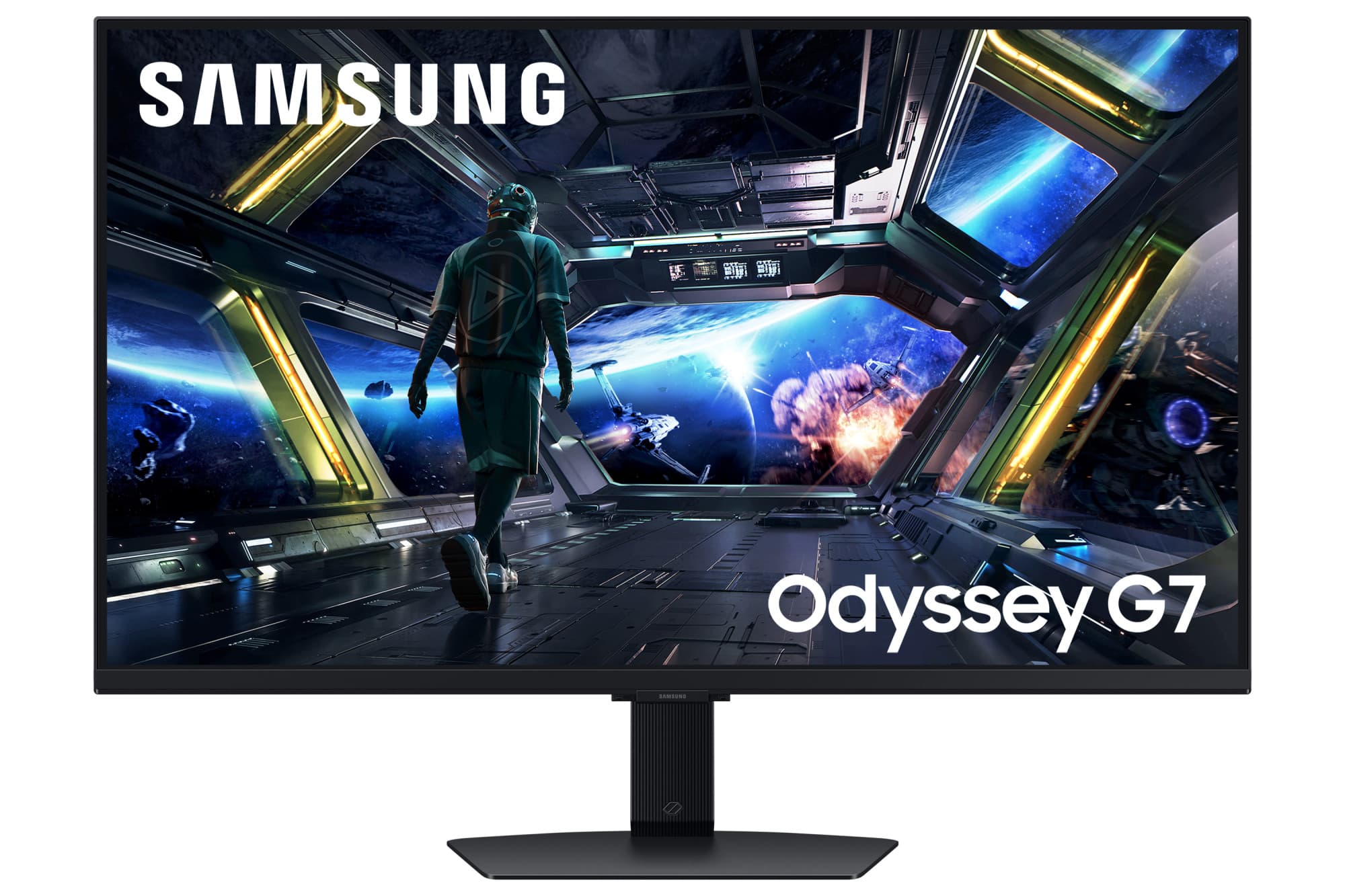 Samsung odyssey g7 ls32dg702euxen 32" 4K — vue 1