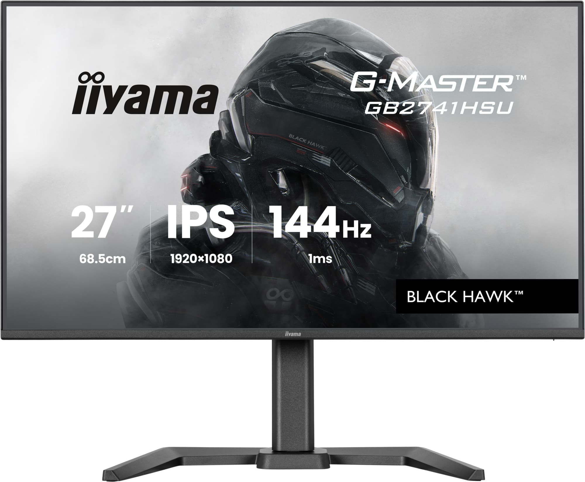 Iiyama g-master gb2741hsu-b1 moniteur — vue 1