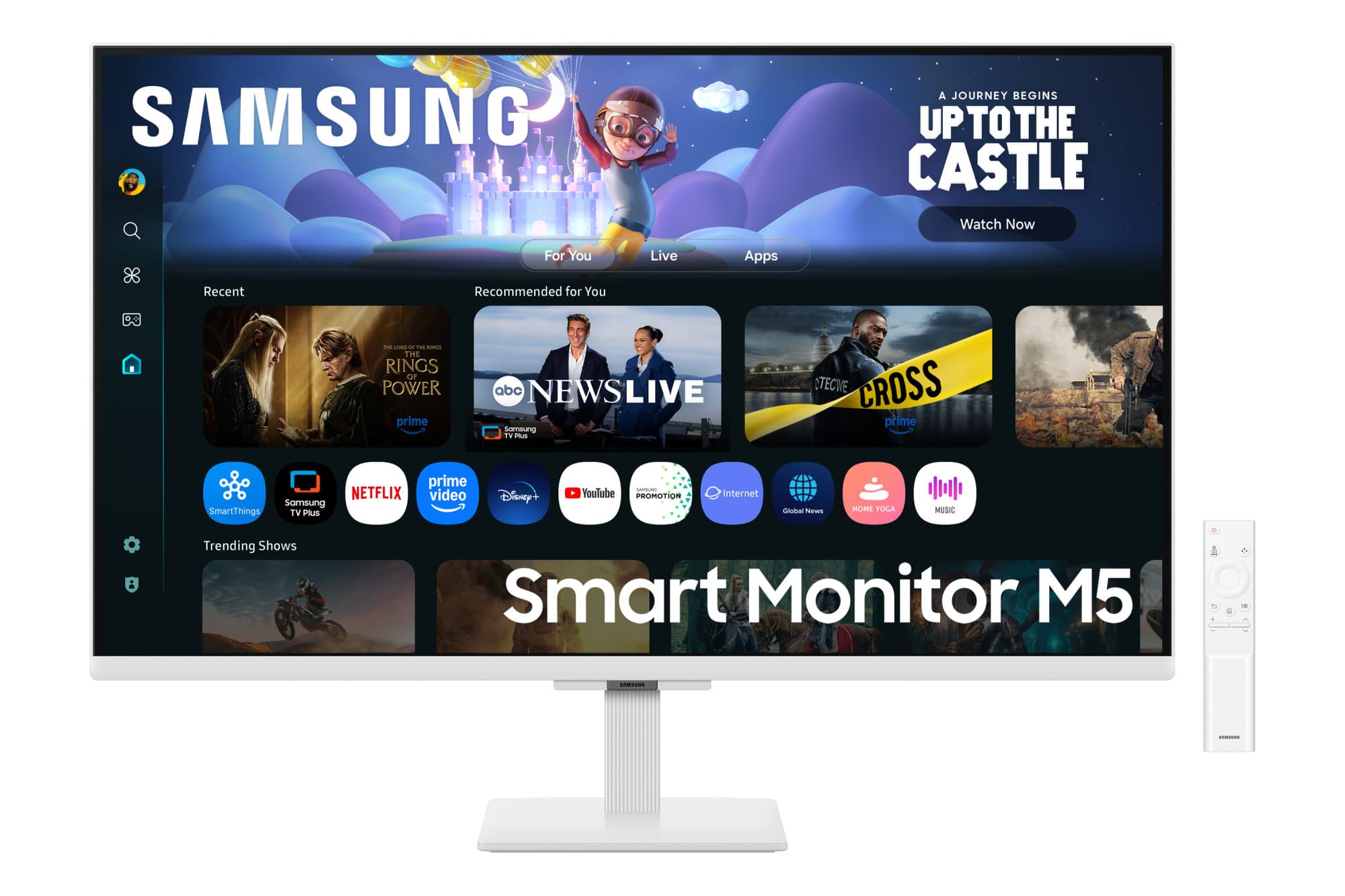 Samsung smart monitor m50f 32" FHD — vue 1