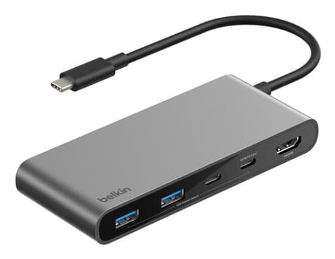 Belkin 7-in-1 usb-c hub — vue 1