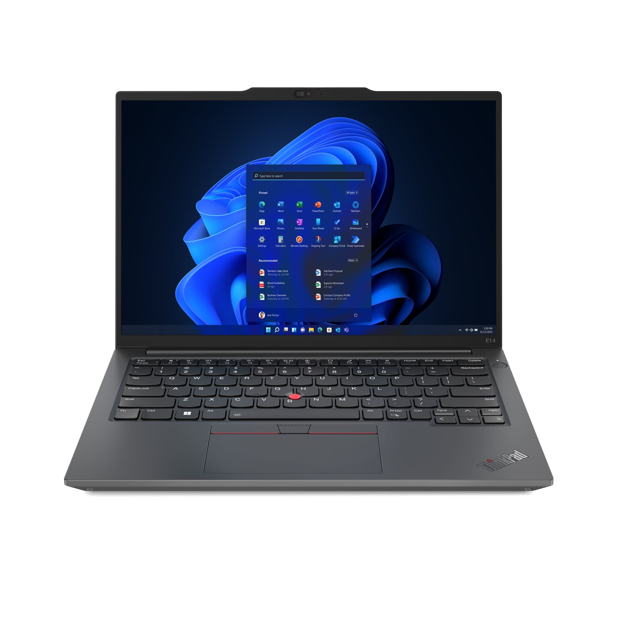 Lenovo notebook business 21JR001VMH — vue 1