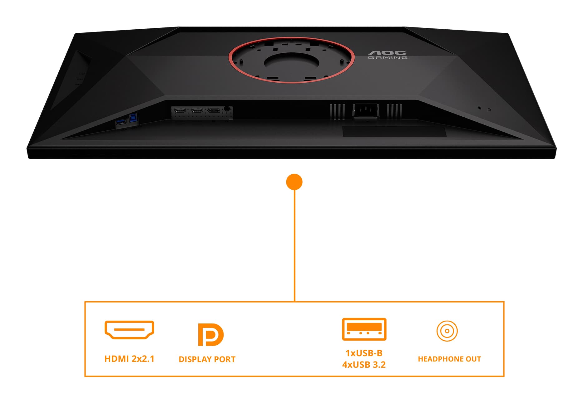 Aoc ecran gaming U32G4U — vue 1