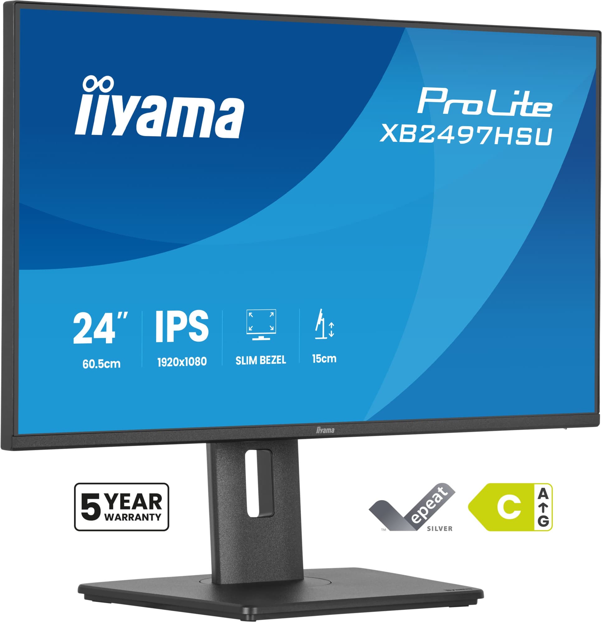 Iiyama xb2497hsu-b1 — vue 1