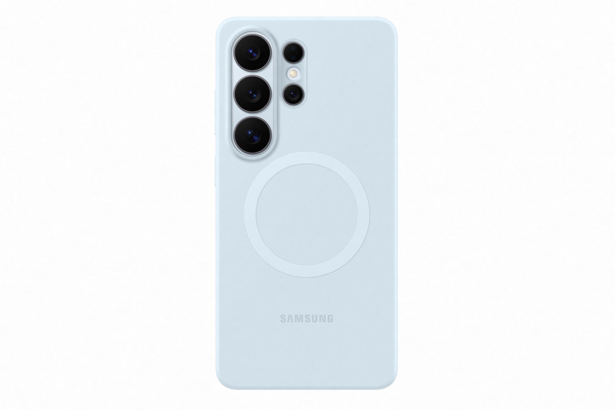 Samsung silicone magnet case s26u blue — vue 1