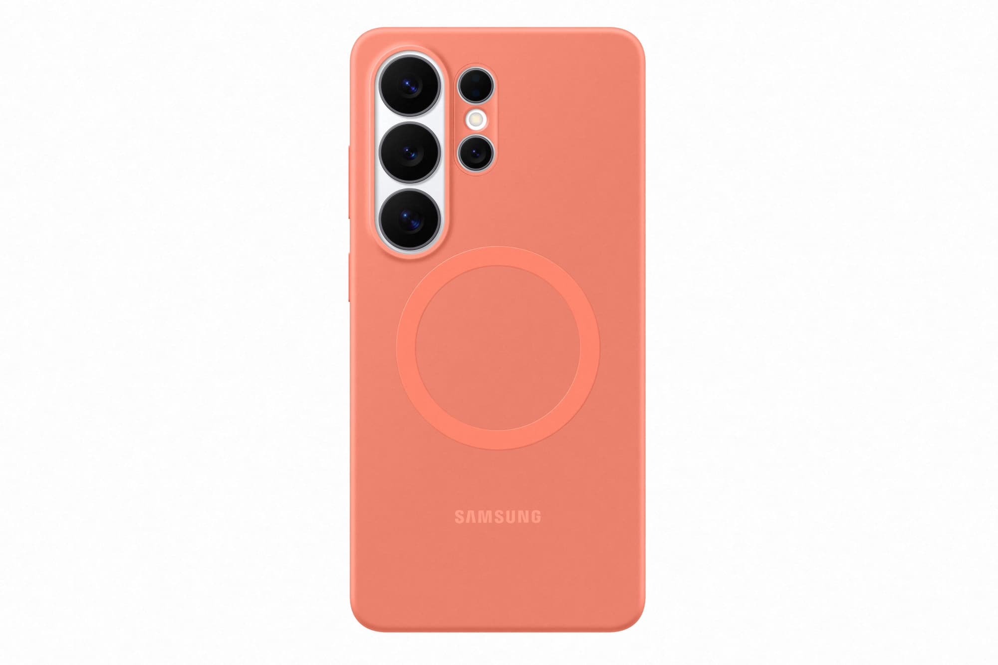 Samsung silicone magnet case s26u red — vue 1