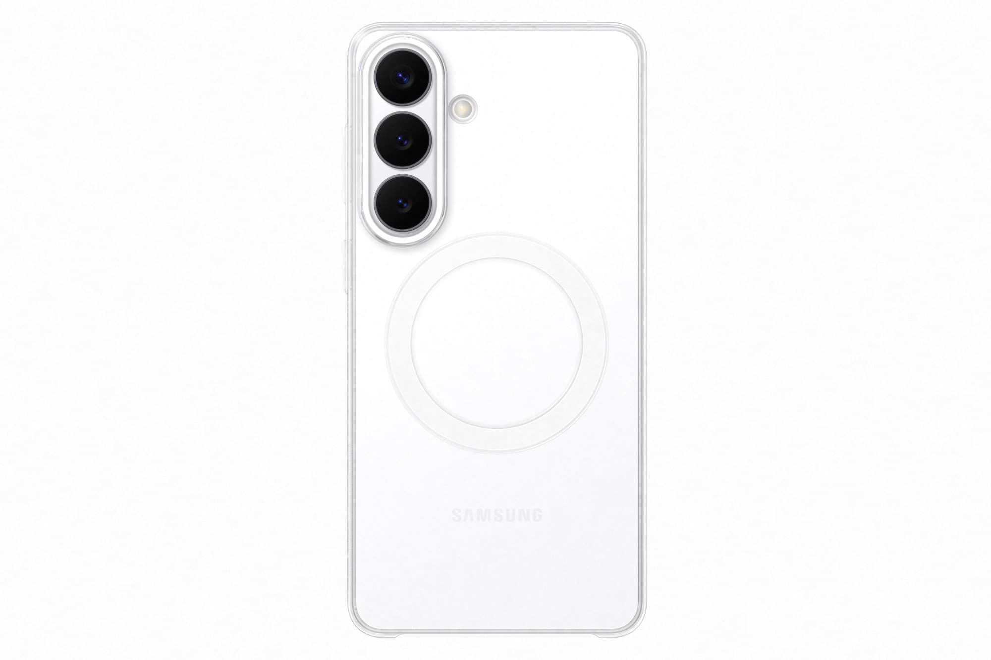 Samsung clear magnet case S26+ — vue 1