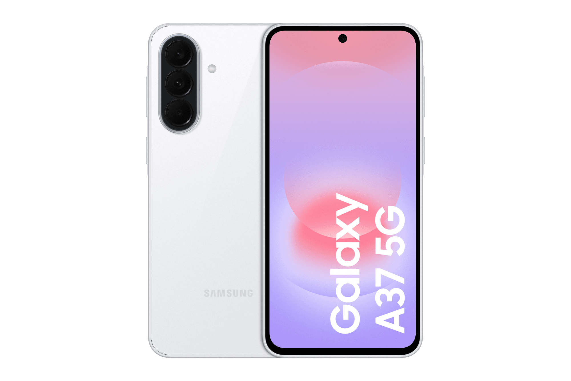 Samsung Galaxy a37 5g 256gb white — vue 1