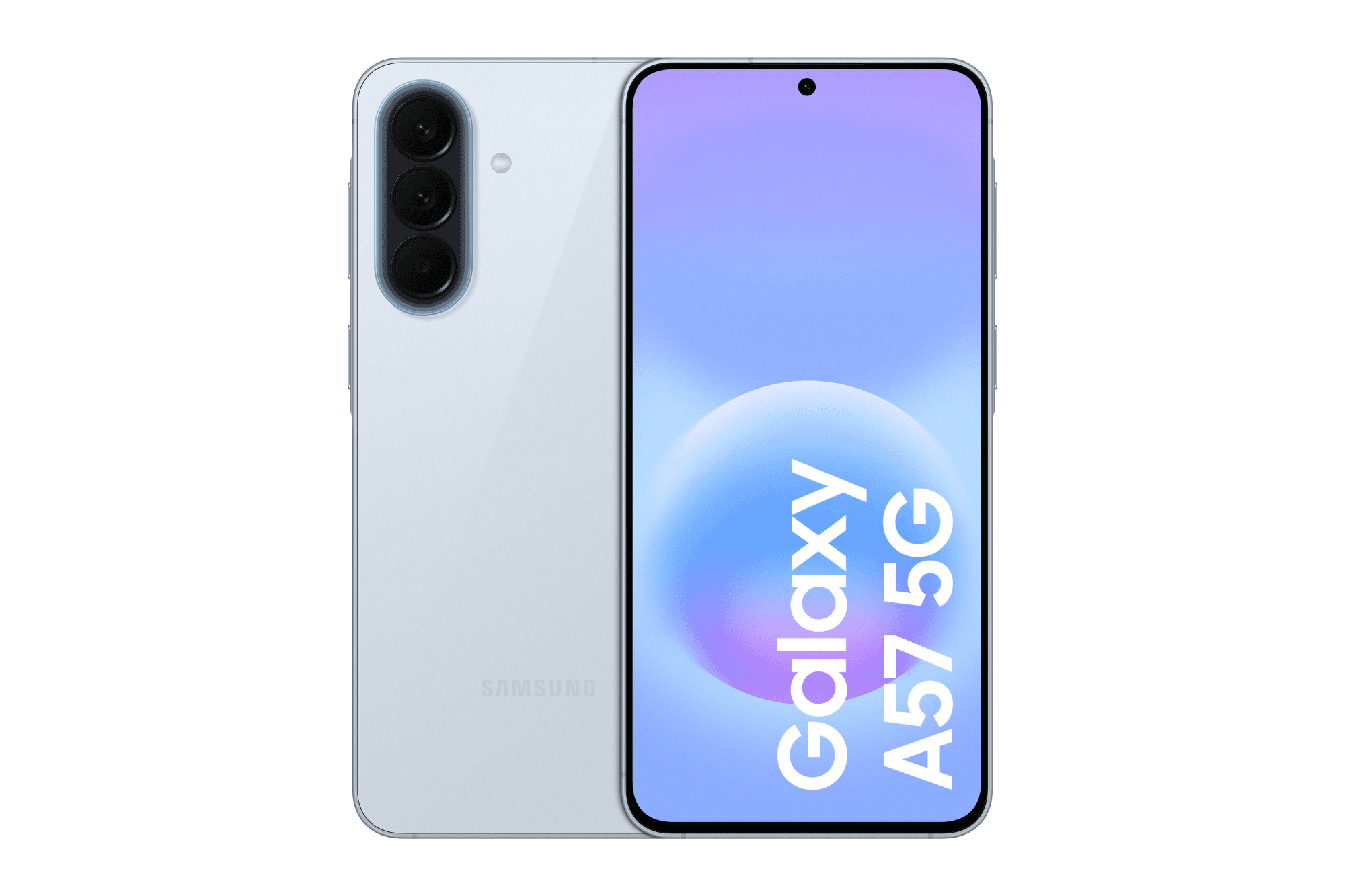 Samsung Galaxy a57 5g 256gb icyblue — vue 1