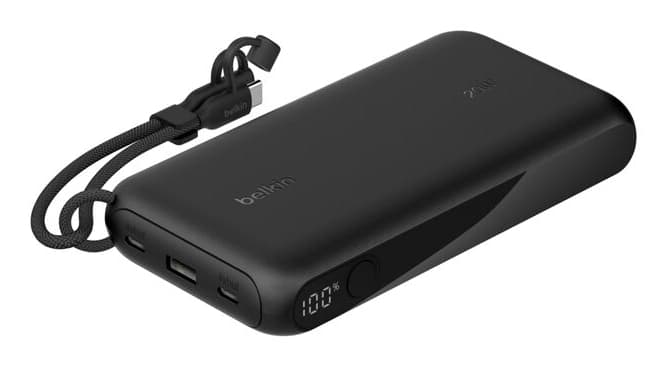 Belkin 20k pd20w power bank with display — vue 1