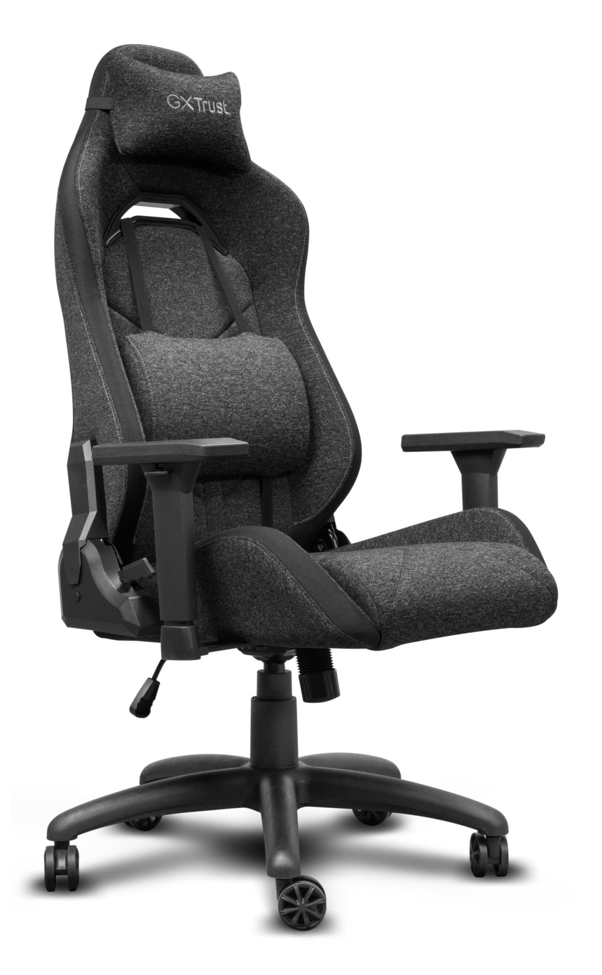 Trust gxt723 ruya fabric chair grey — vue 1