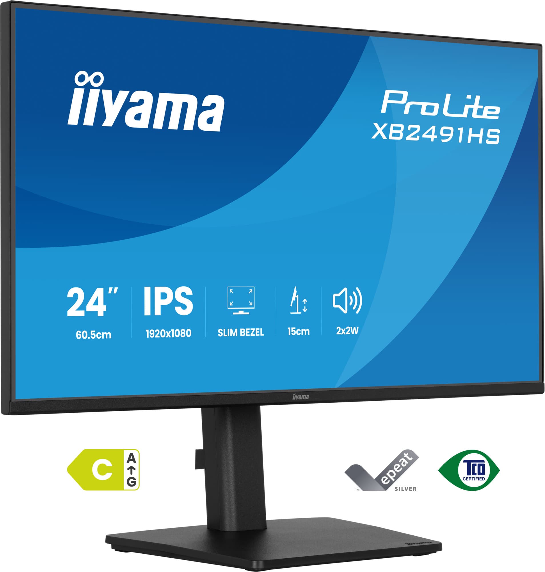 Iiyama prolite XB2491HS-B1 — vue 1