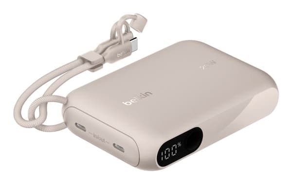 Belkin 10k pd20w power bank with display — vue 1