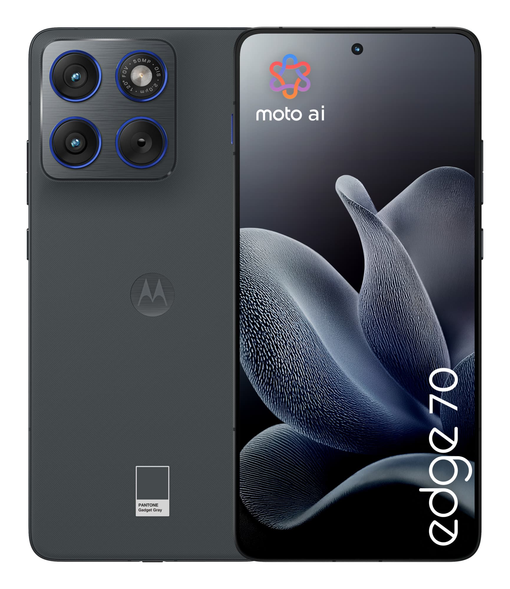Motorola moto edge 70 gadget grey — vue 1