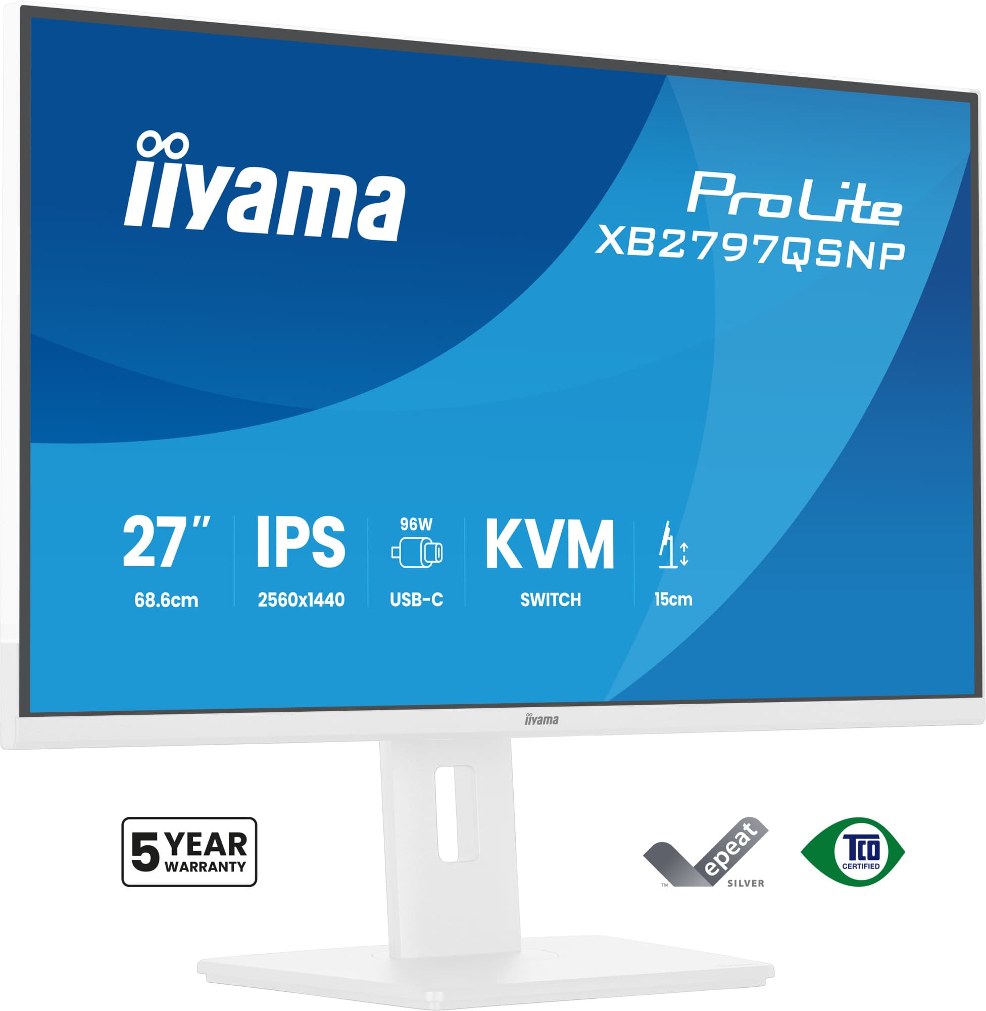 Iiyama monitor XB2797QSNP-W1 — vue 1