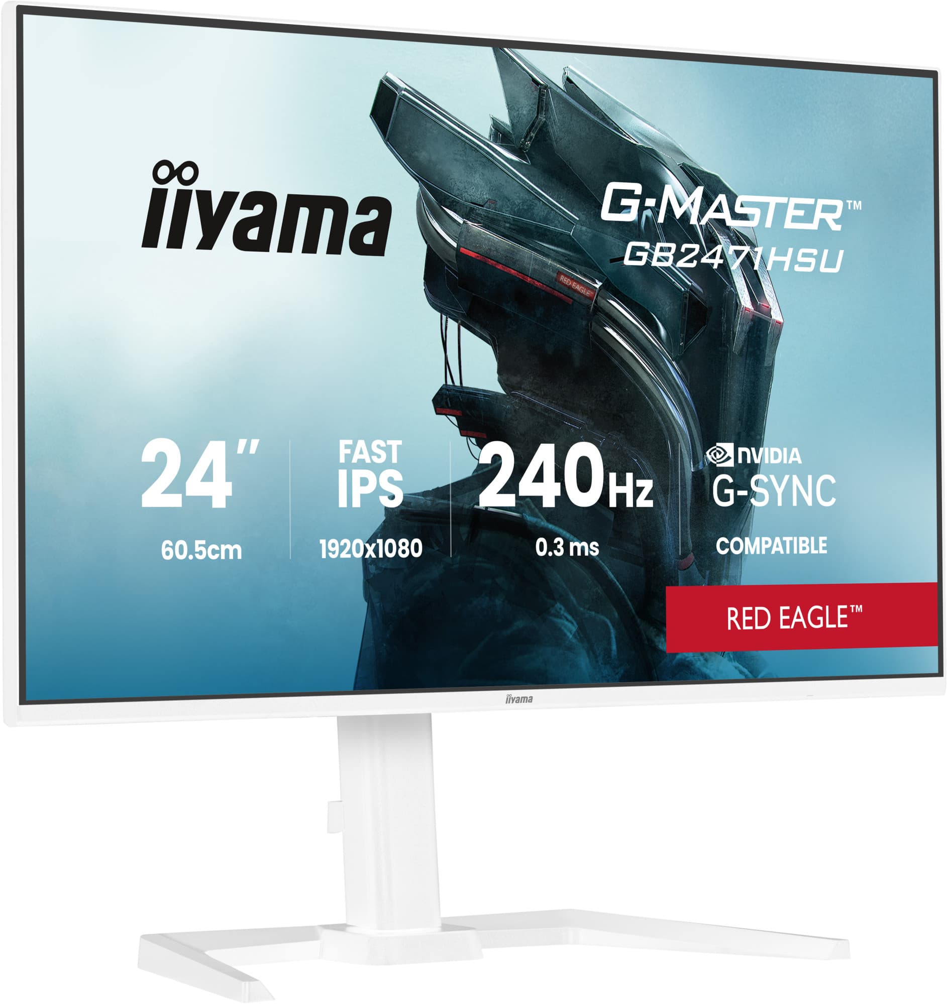 Iiyama monitor GB2471HSU-W1 — vue 1