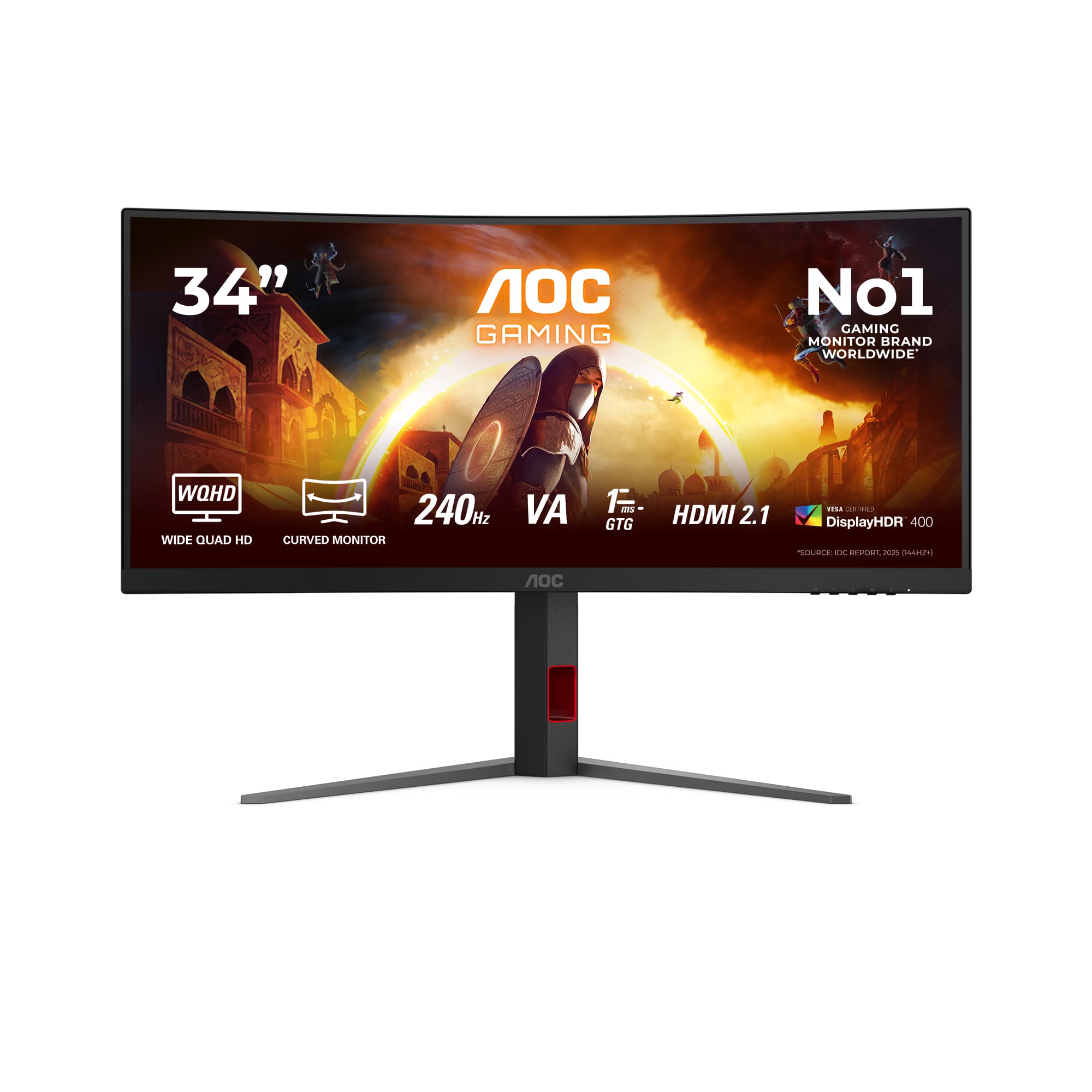 Aoc ecran gaming CU34G4Z — vue 1