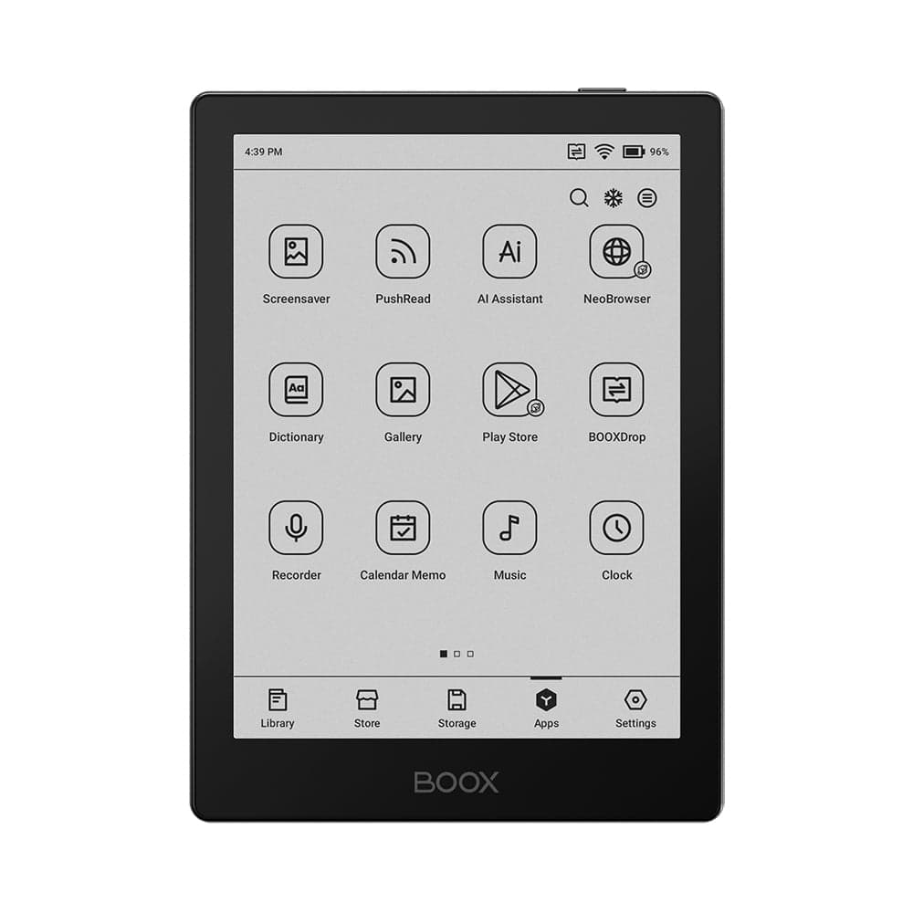 Boox go 6 black — vue 1