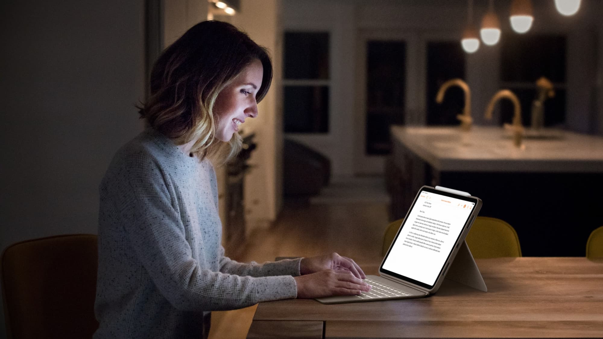 Logitech combo touch keyboard/cover — vue 1
