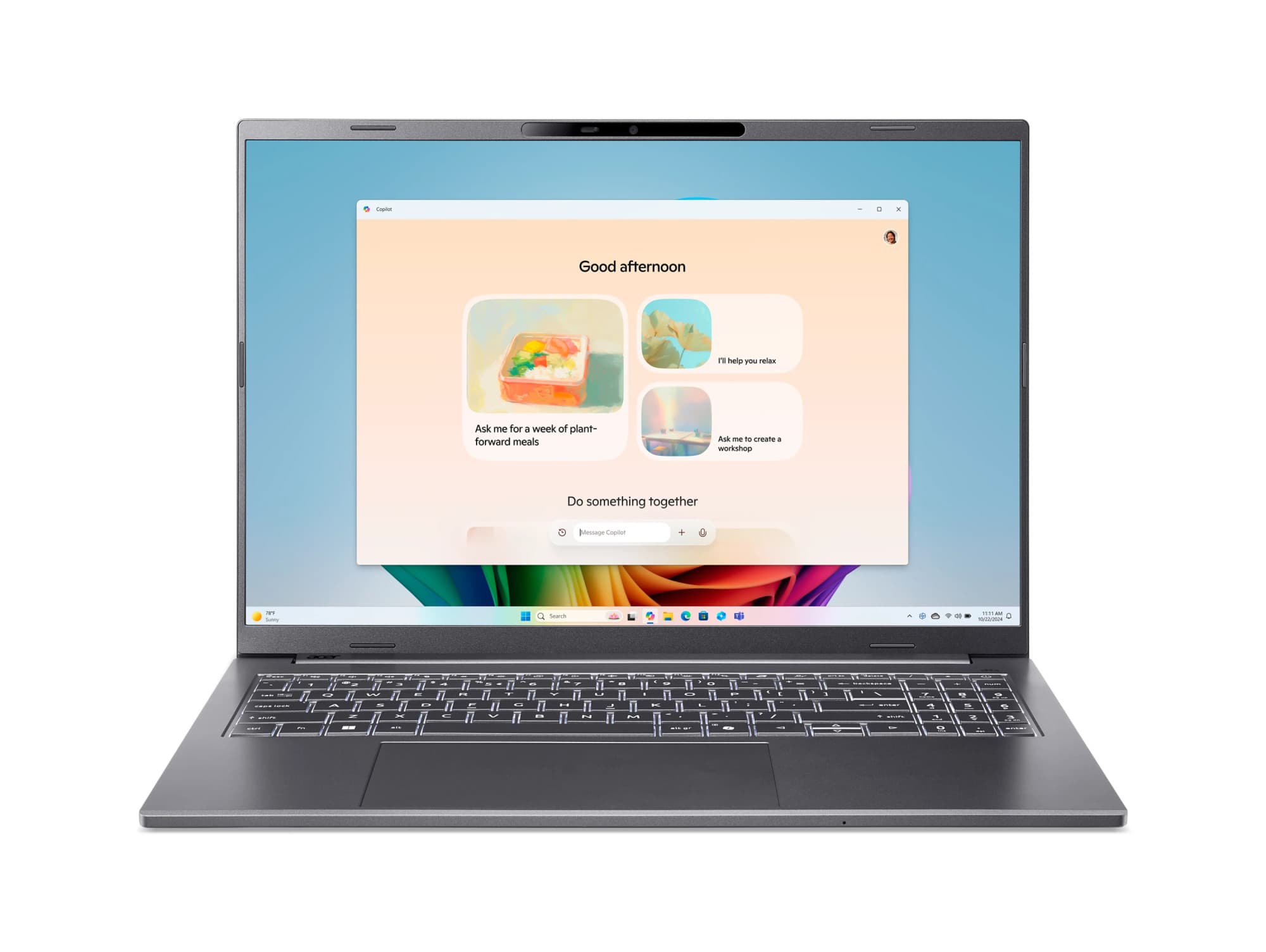 Acer aspire 16 AI A16-61M-R7K9 — vue 1
