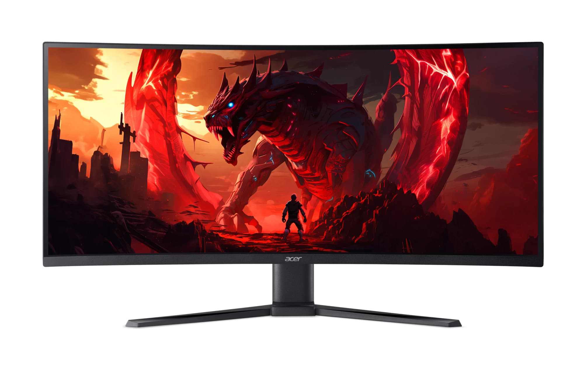 Acer gaming monitor nitro XZ340CURX2BMII — vue 1