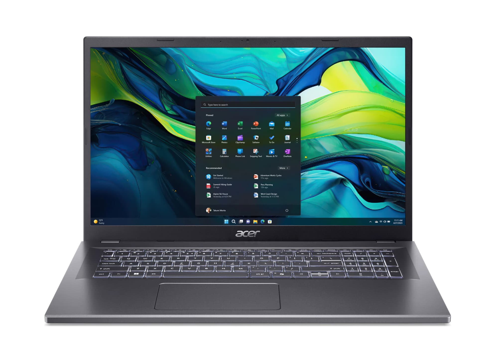 Acer aspire 17 A17-51M-5037 — vue 1