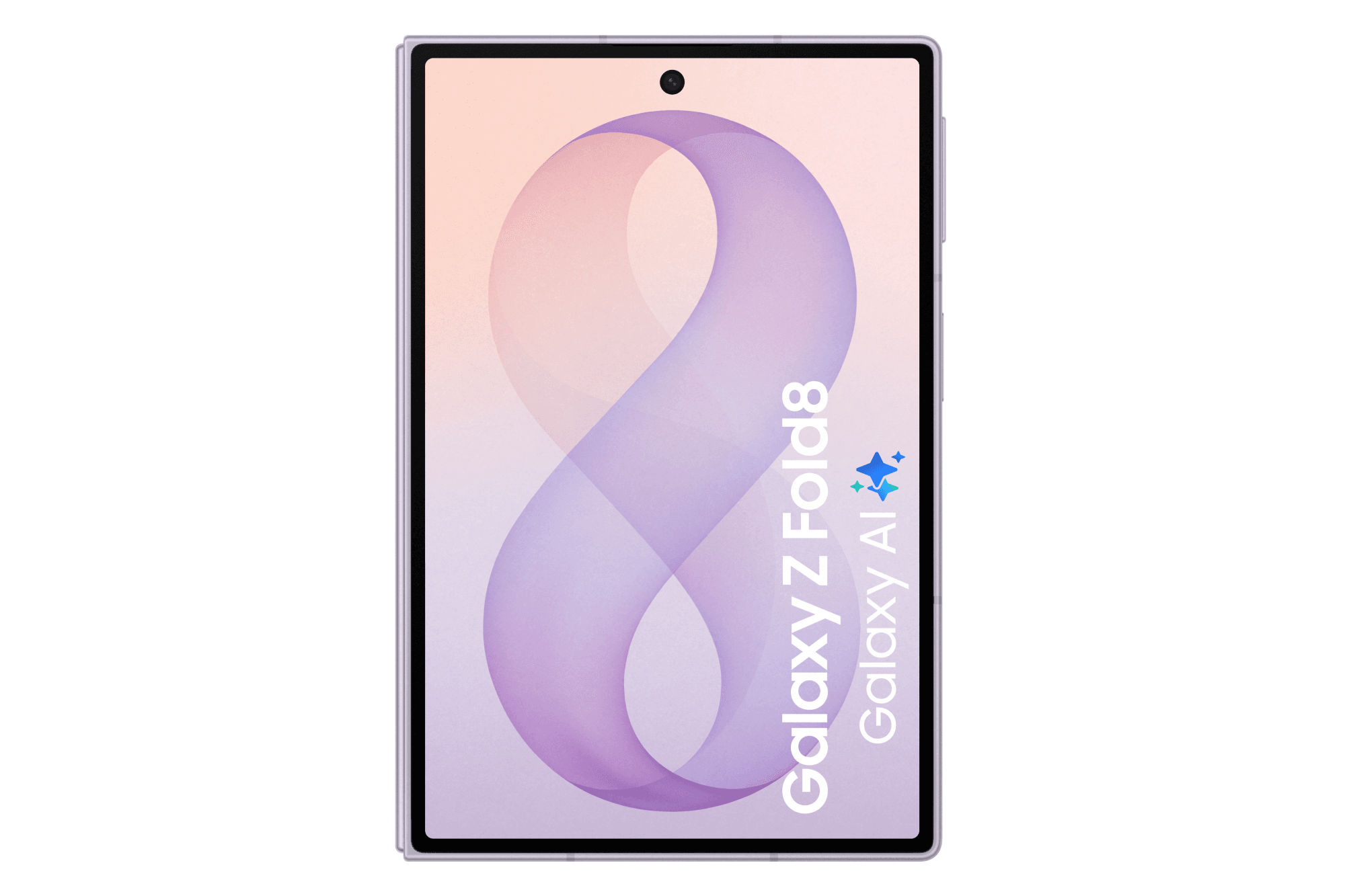 Samsung Galaxy fold 8 5g 256gb lavender — vue 1