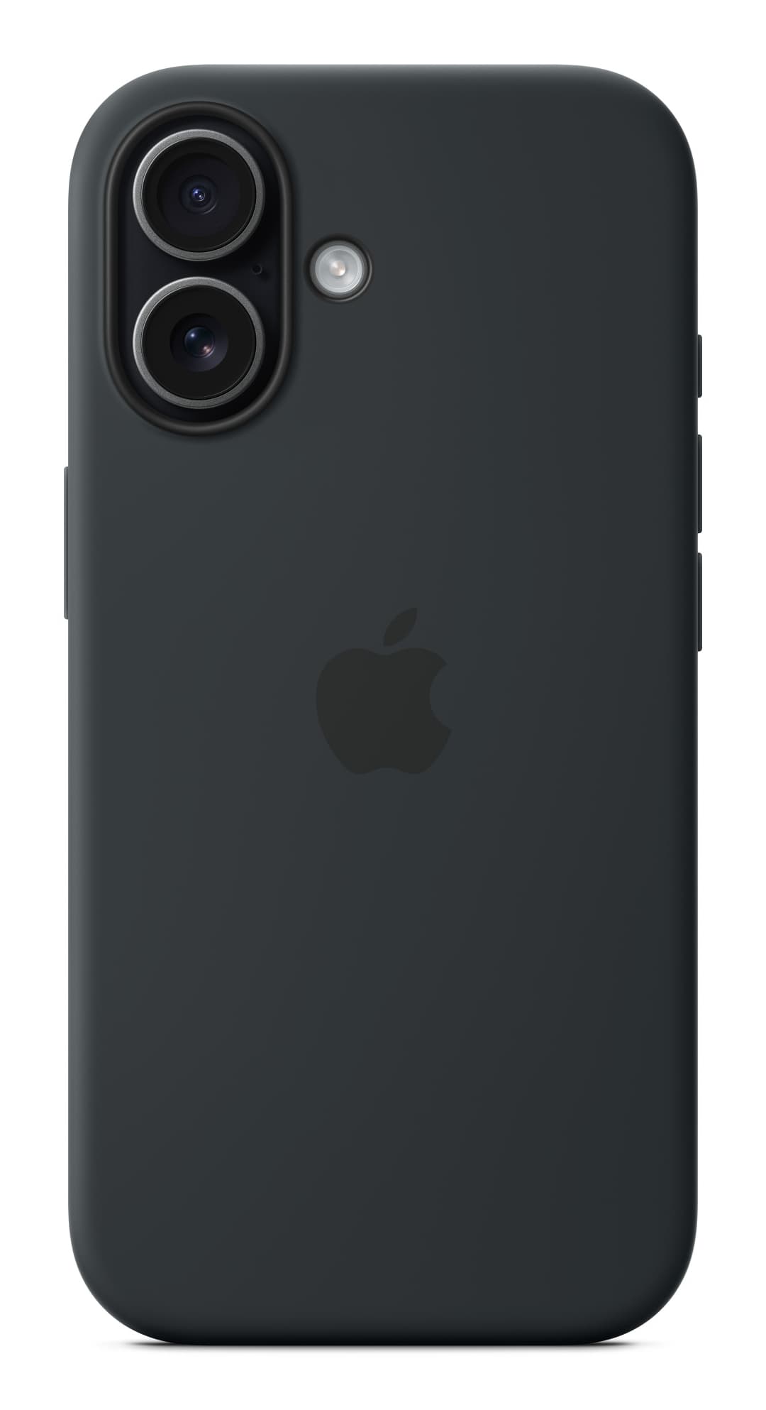 Apple iPhone 17 silicone case ms black — vue 1