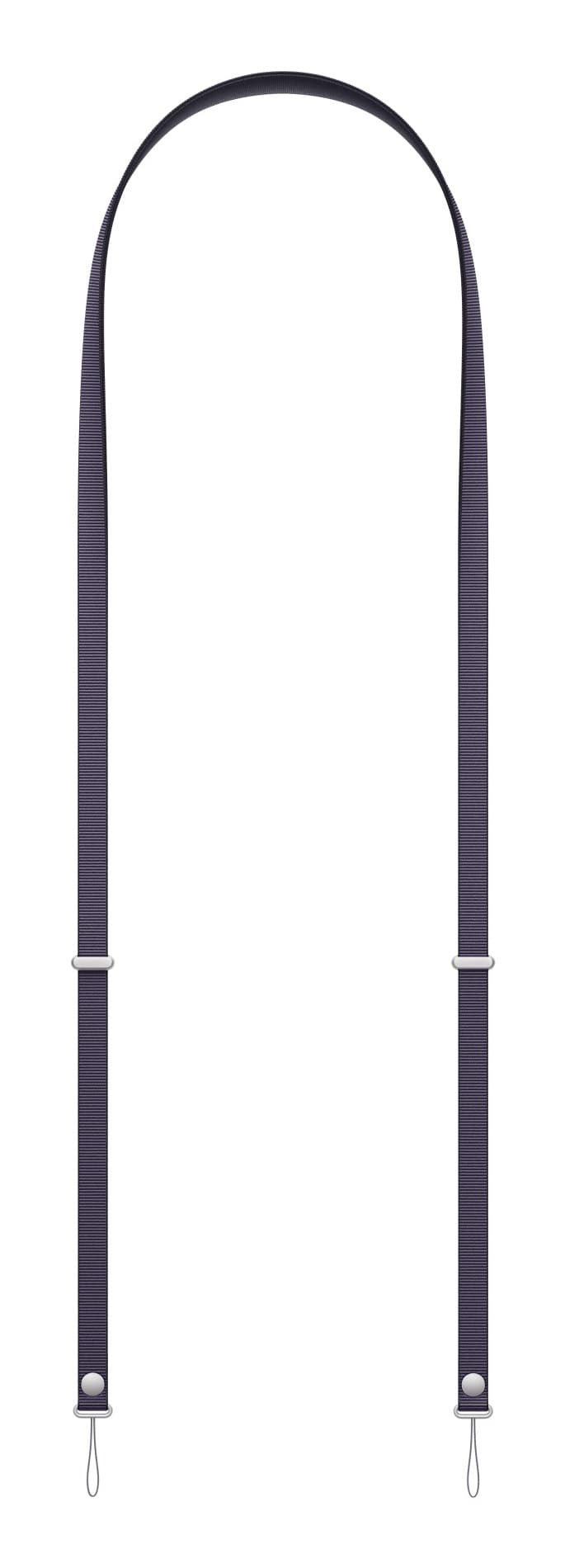Apple crossbody strap purple — vue 1